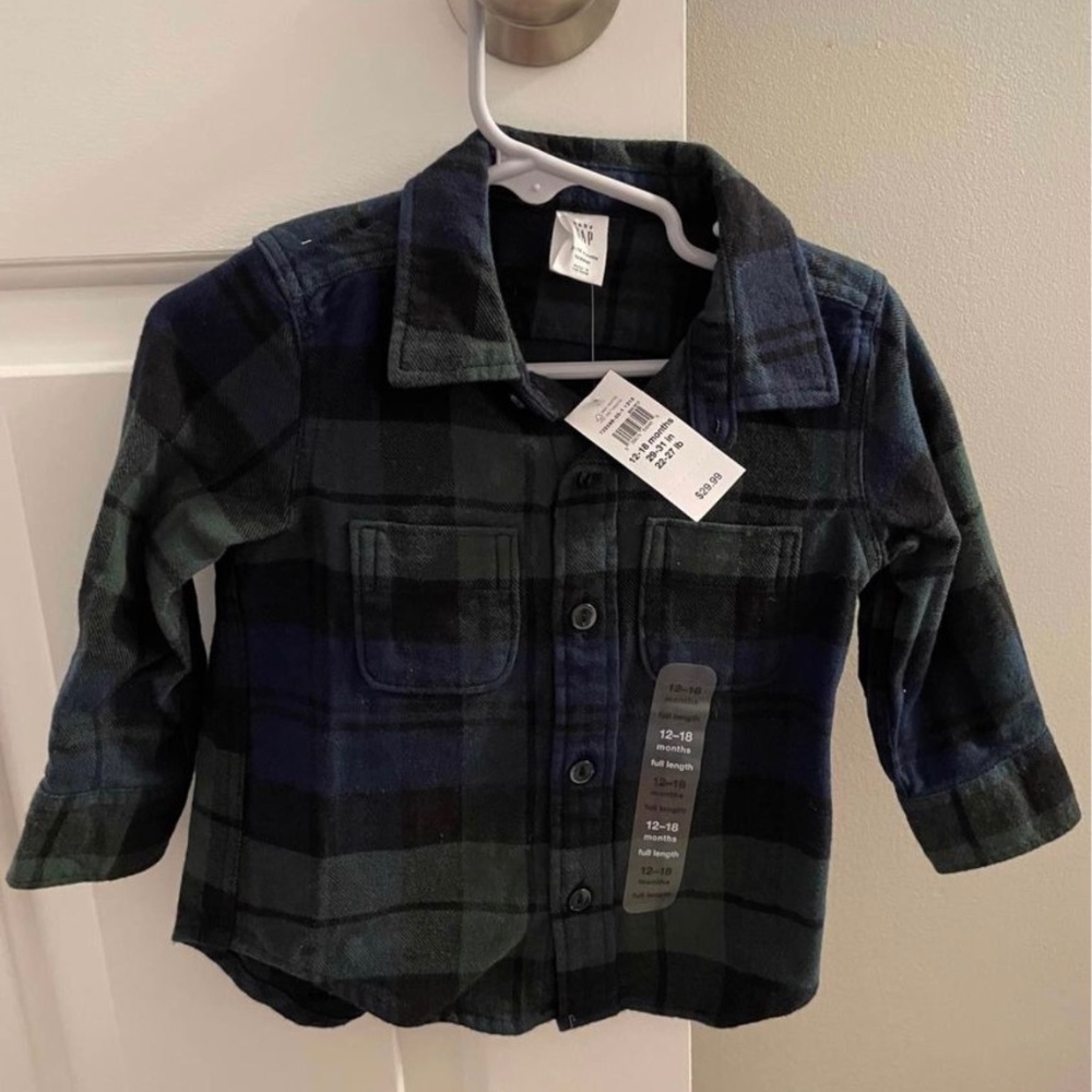 Baby Gap flannel 12-18 months